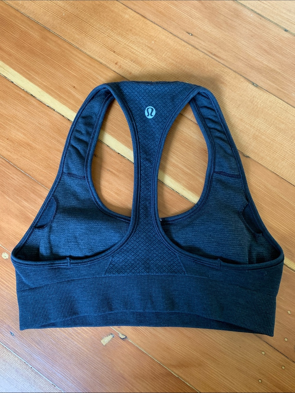 lululemon athletica Charcoal Gray Racerback Sports Bra